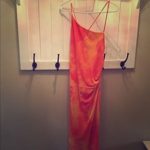 Orange Fredricks of Hollywood dress